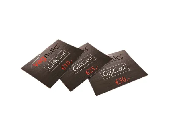 Vagnetics Giftcard t.w.v €10, €25 of €50